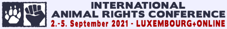 International Animal Rights Conference 2021 in Luxembourg + Online